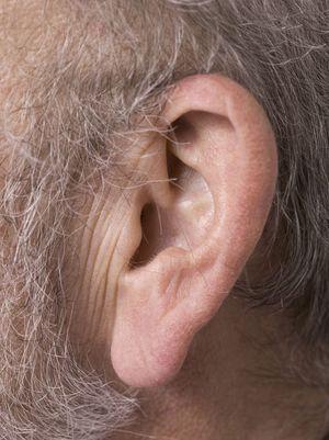 older person ear